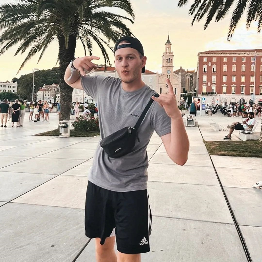 Kevin Meißner having fun in Croatia